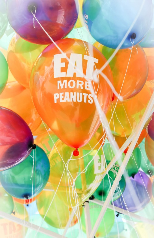 peanut-proud-ballons-with-words-stating-eat-more-peanuts